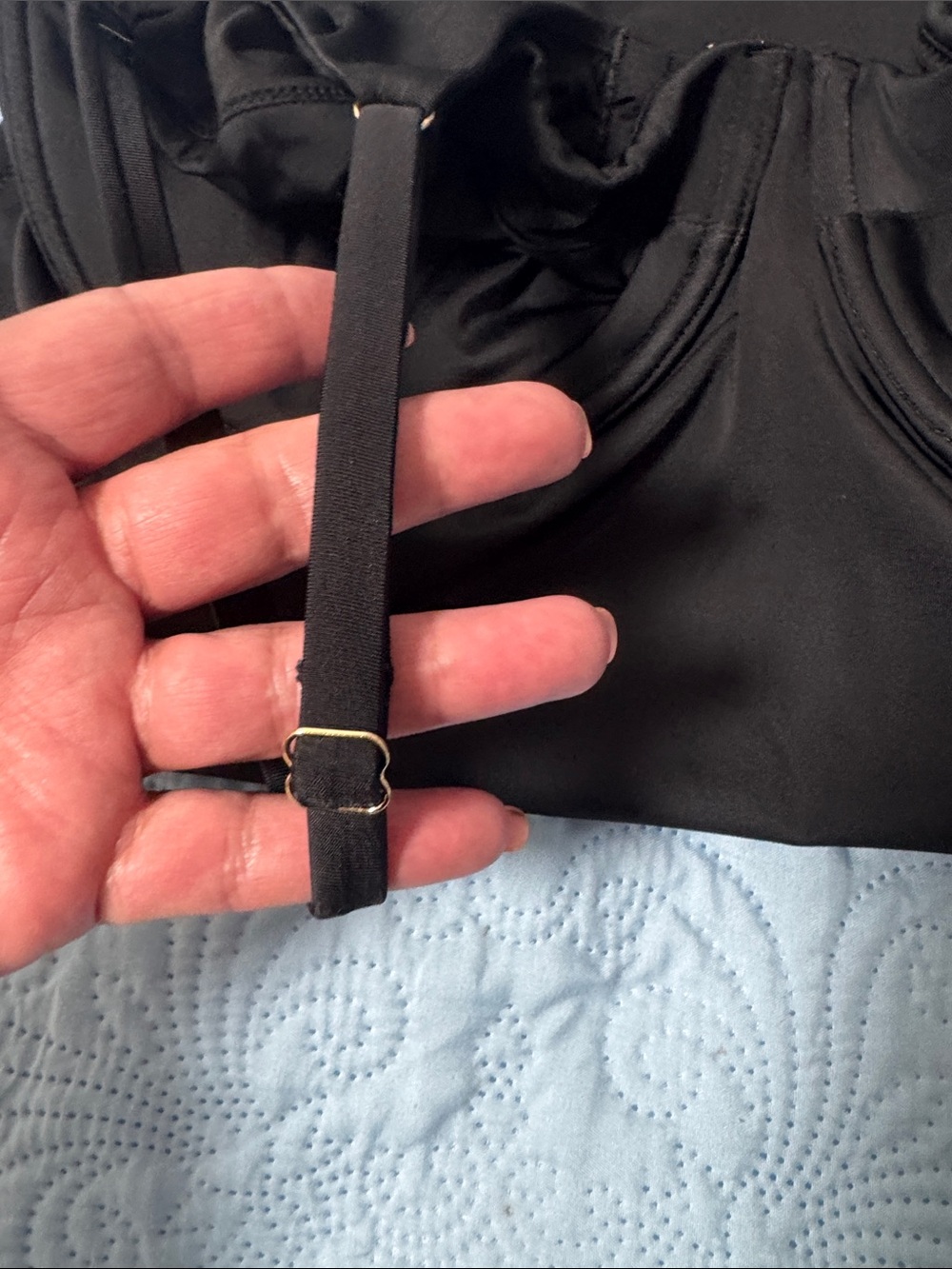 Victoria's Secret Black One-Piece Swimsuit with Underwire A65 - Picture 9 of 10